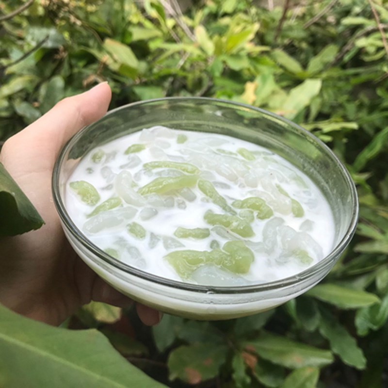 Bước 5 Thành phẩm Chè bánh lọt nước cốt dừa
