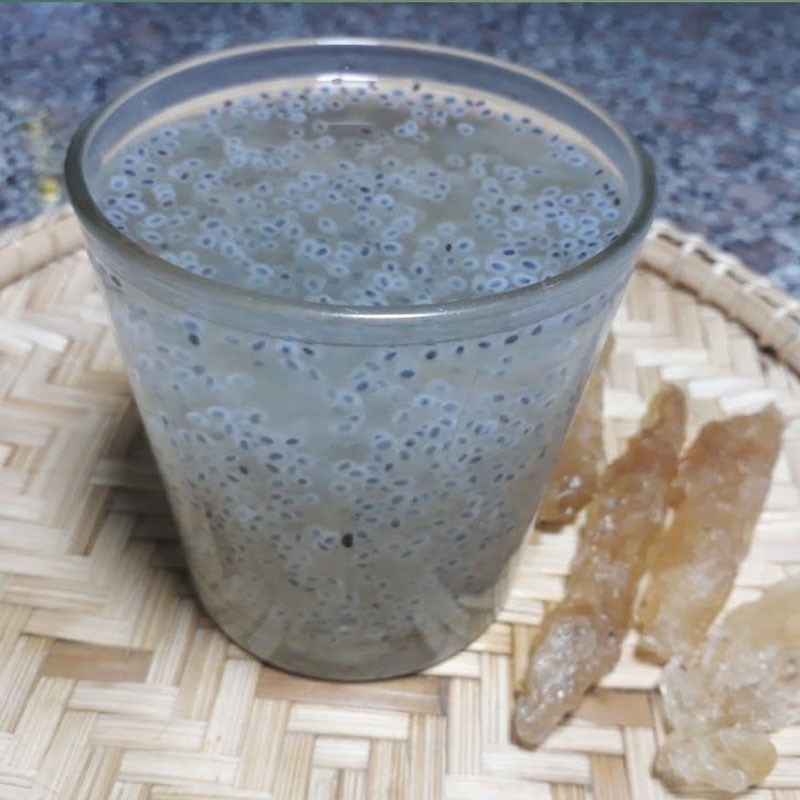 Bước 3 Thành phẩm Chè mủ trôm hạt é
