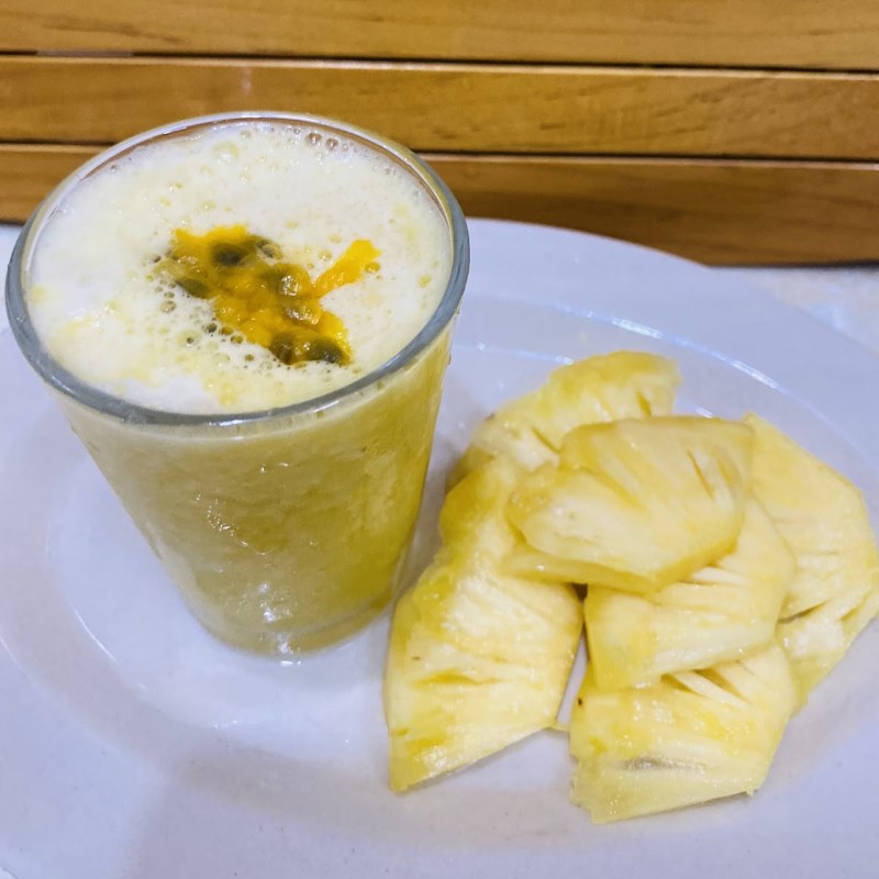 Bước 3 Thành phẩm Nước ép dứa chanh dây