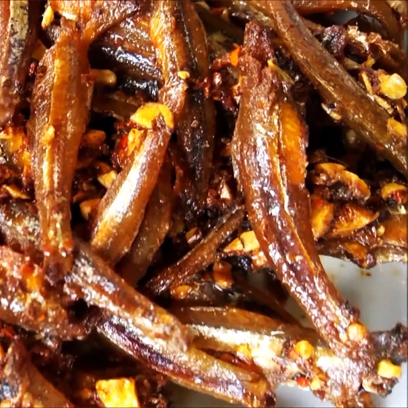Bước 4 Thành phẩm Cá cơm khô chiên nước mắm