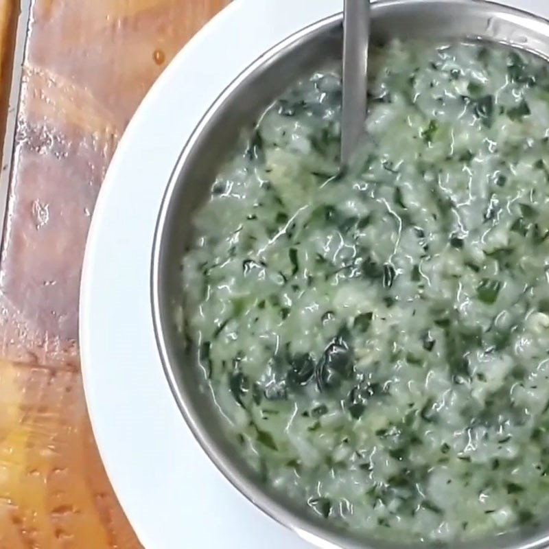 Bước 4 Thành phẩm Cháo cá lóc rau ngót