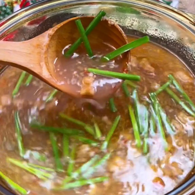 Bước 3 Thành phẩm Lẩu bò mắm ruốc (Công thức từ TikTok Cách Nấu Ngon cùng Cách Nấu Ngon)