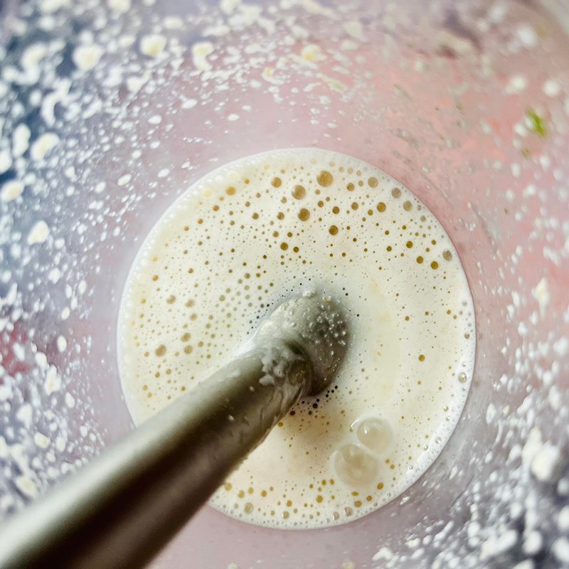 Bước 3 Xay nhuyễn hạt điều và yến mạch Sữa hạt điều matcha (công thức được chia sẻ từ người dùng)