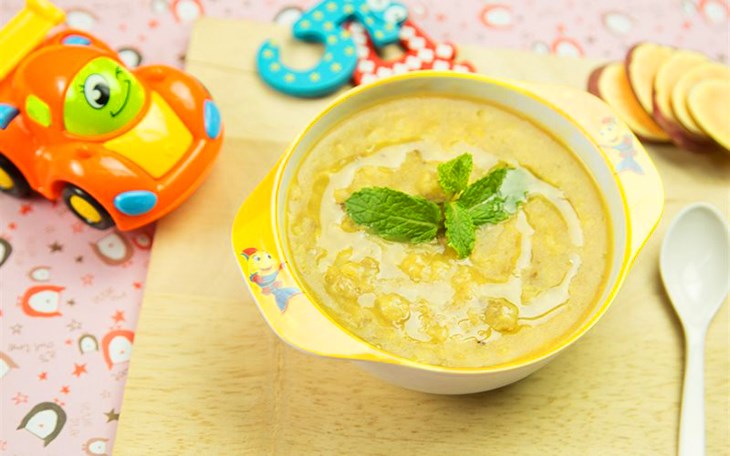 Bước 4 Thành phẩm Cháo gan gà khoai lang