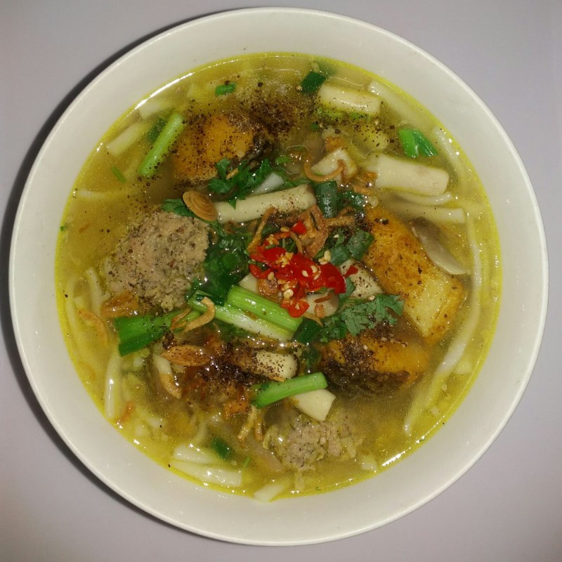 Bước 5 Thành phẩm Bánh canh cá lóc bột gạo