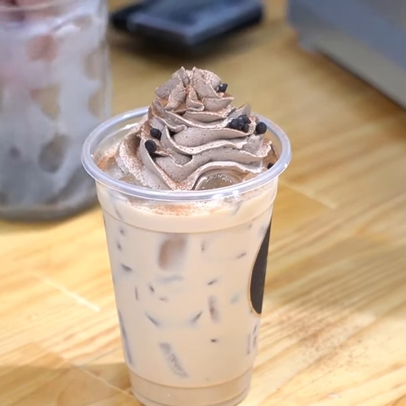 Bước 7 Thành phẩm Trà sữa kem tiramisu