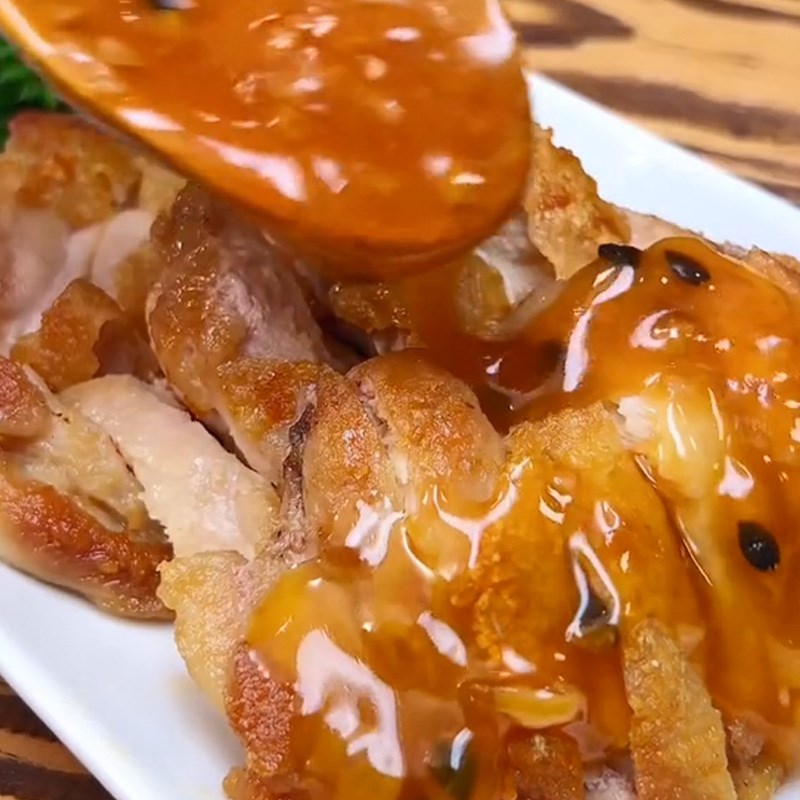 Bước 4 Thành phẩm Gà sốt chanh dây (Công thức được chia sẻ từ TikTok Cách Nấu Ngon cùng Cách Nấu Ngon)
