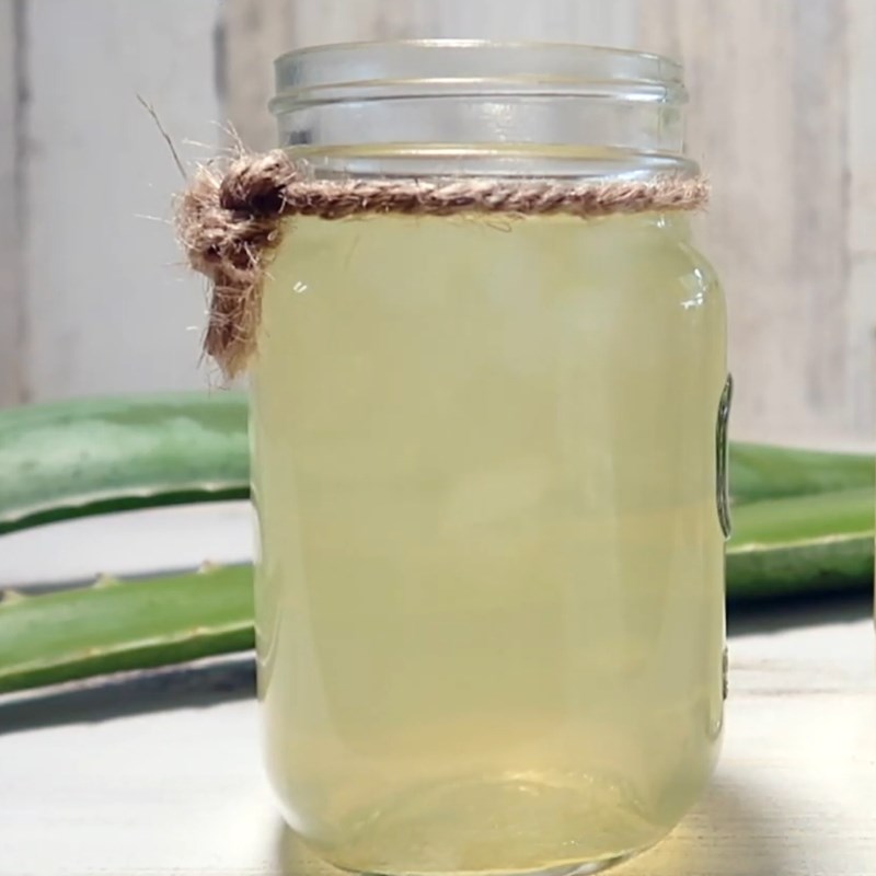 Bước 4 Thành phẩm Nước nha đam mật ong pha
