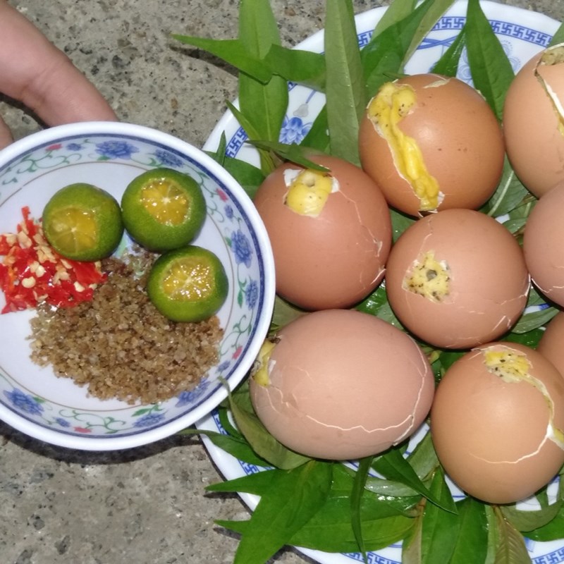 Bước 5 Thành phẩm Trứng gà nướng bằng bếp than