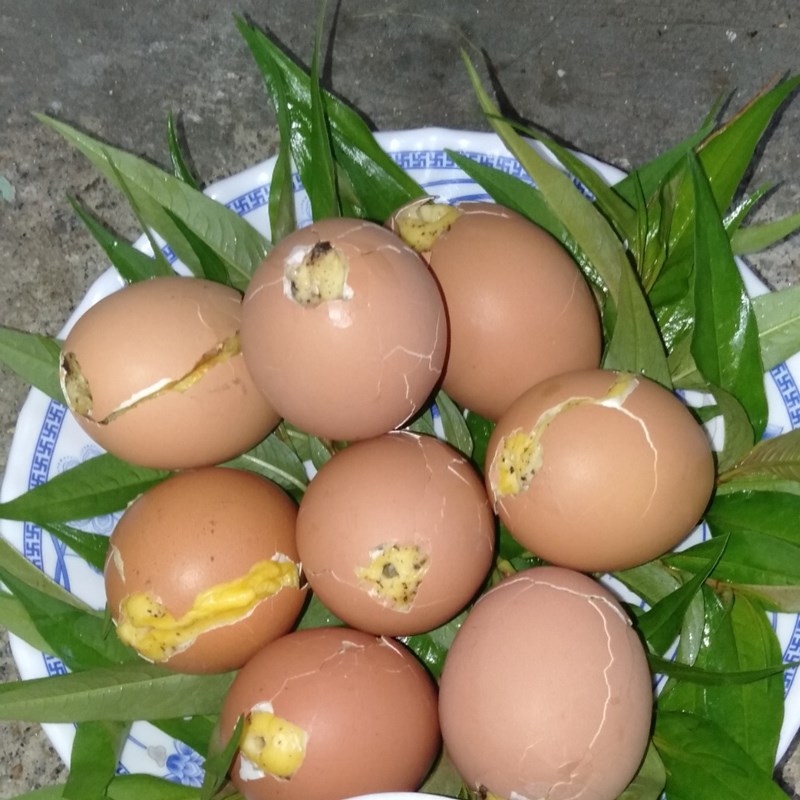 Bước 5 Thành phẩm Trứng gà nướng bằng bếp than