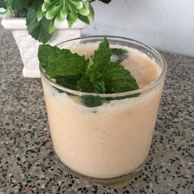 Bước 3 Thành phẩm Sinh tố táo sữa tươi