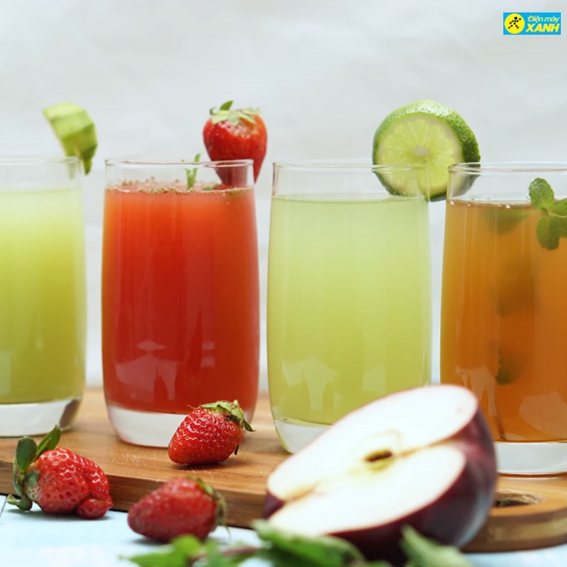 Bước 4 Thành phẩm 4 món nước ép trái cây