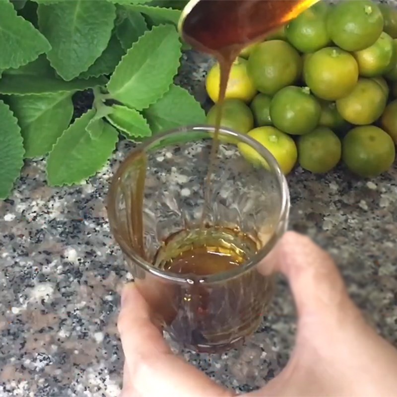 Bước 5 Thành phẩm Siro húng quất đường phèn
