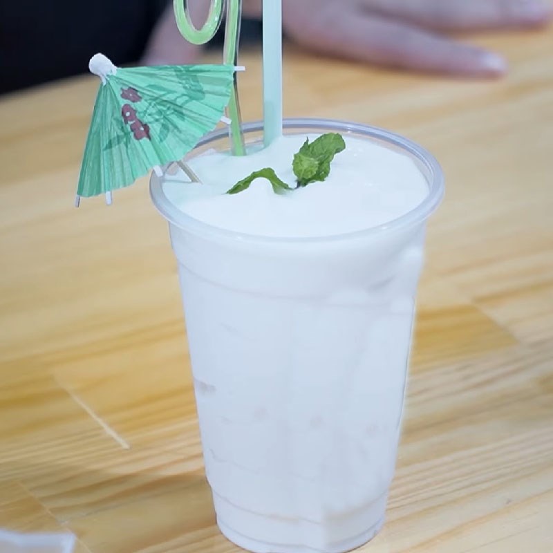 Bước 4 Thành phẩm Sinh tố dừa