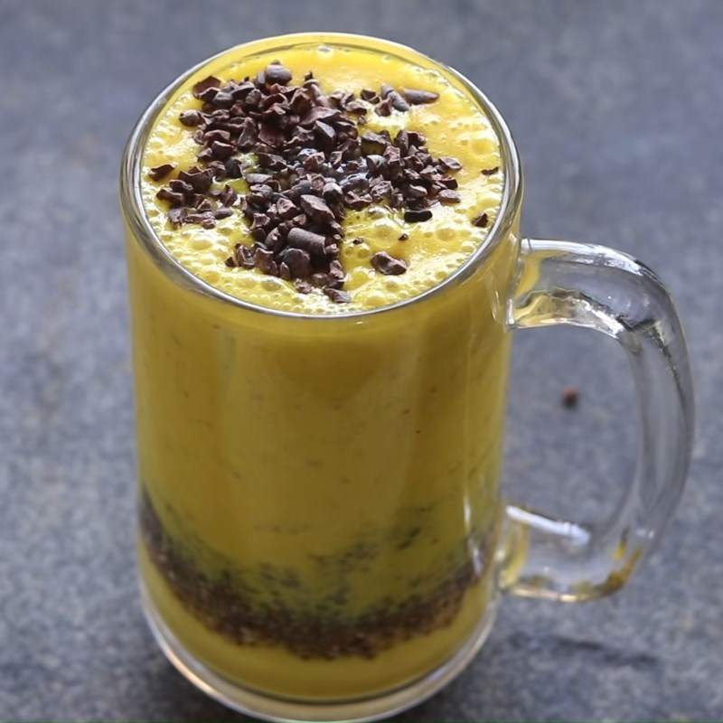 Bước 6 Thành phẩm Sinh tố dứa (thơm) hạt chia