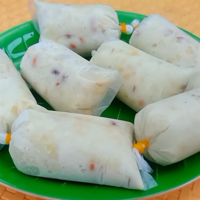 Bước 6 Thành phẩm Kem chuối bịch cốt dừa với sữa đặc