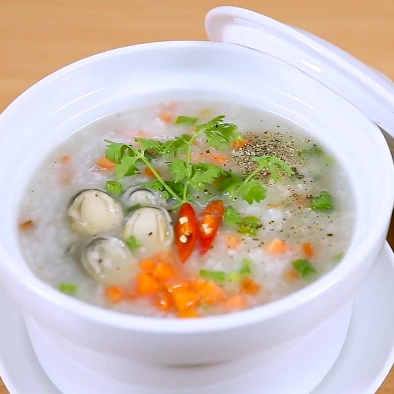 Bước 5 Thành phẩm Cháo nấm rơm