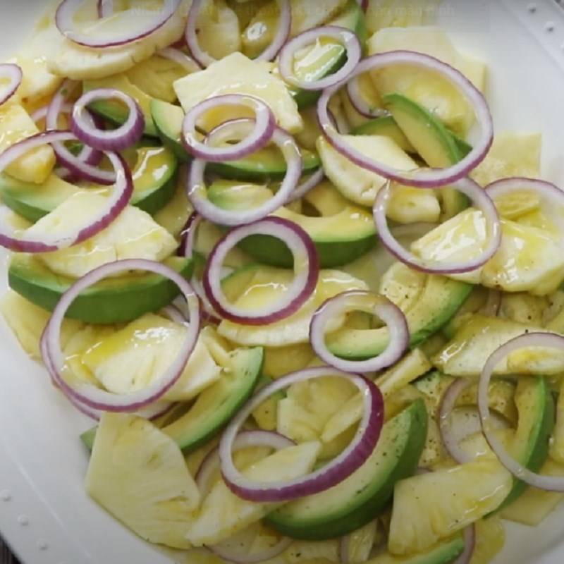 Bước 4 Thành phẩm Salad bơ dứa