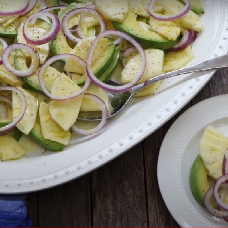 Bước 4 Thành phẩm Salad bơ dứa