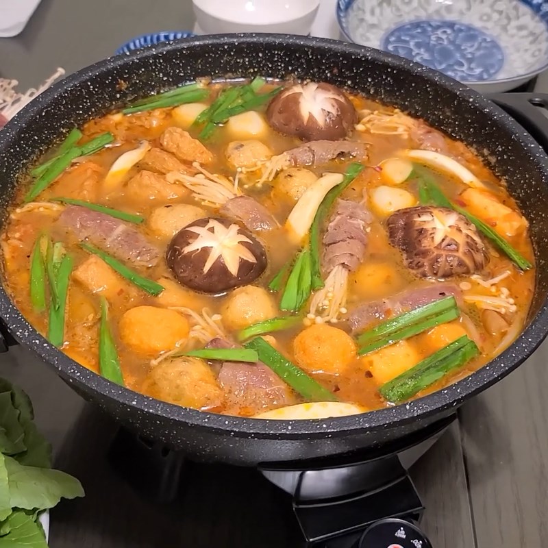 Bước 4 Thành phẩm Lẩu đuôi bò kim chi