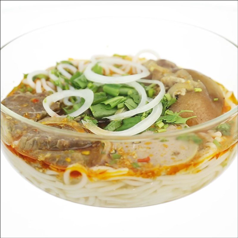 Bước 5 Thành phẩm Bún bò Huế