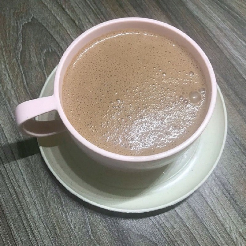 Bước 3 Thành phẩm Sinh tố chuối ca cao