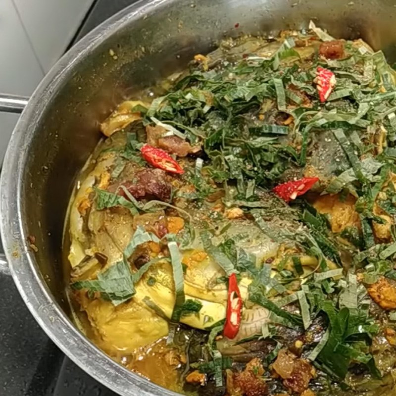 Bước 4 Thành phẩm Cá chép kho nghệ