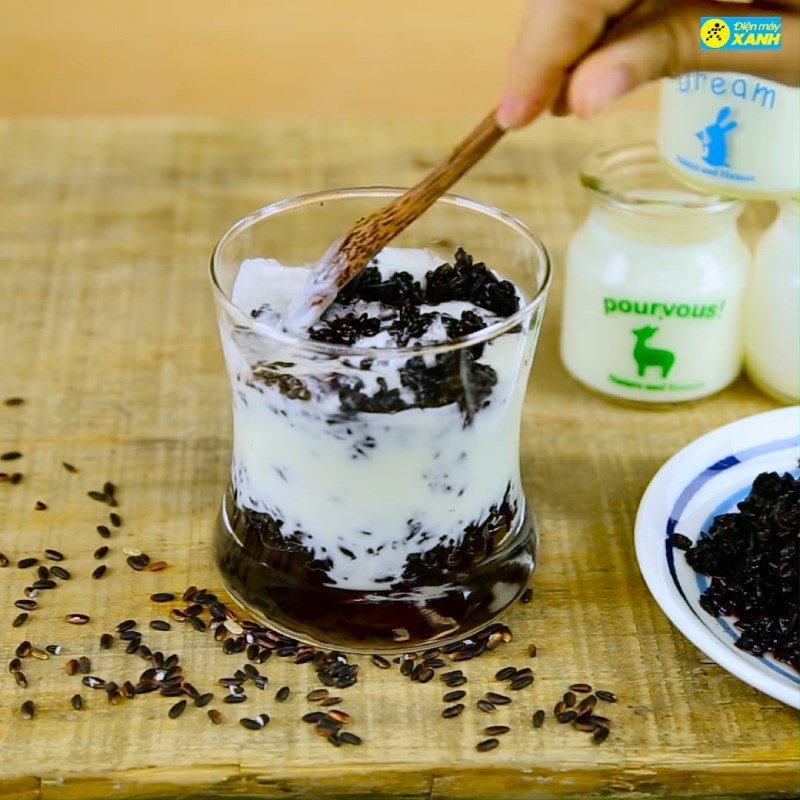 Bước 4 Thành phẩm Sữa chua nếp cẩm
