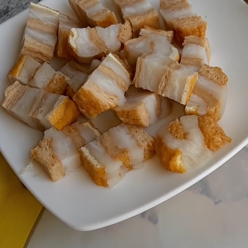 Bước 5 Thành phẩm Cách làm thịt ba chỉ chay