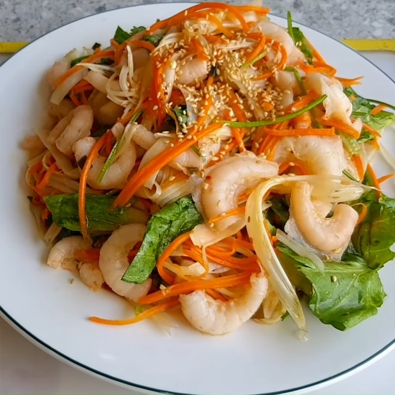 Bước 6 Thành phẩm Gỏi ngó sen tôm chay