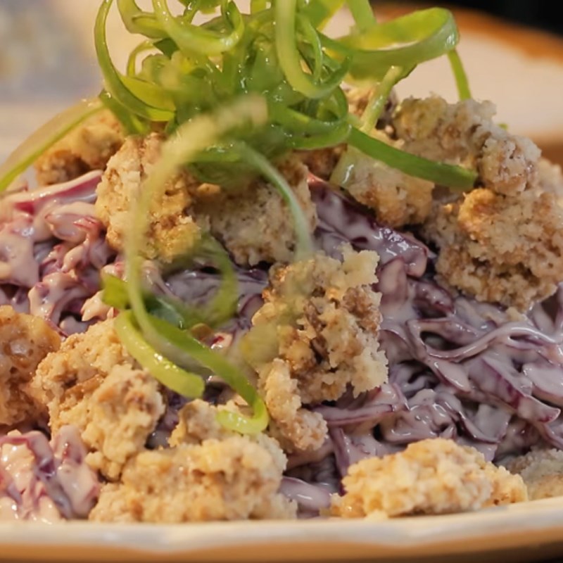 Bước 5 Thành phẩm Salad kẹo óc chó bắp cải tím
