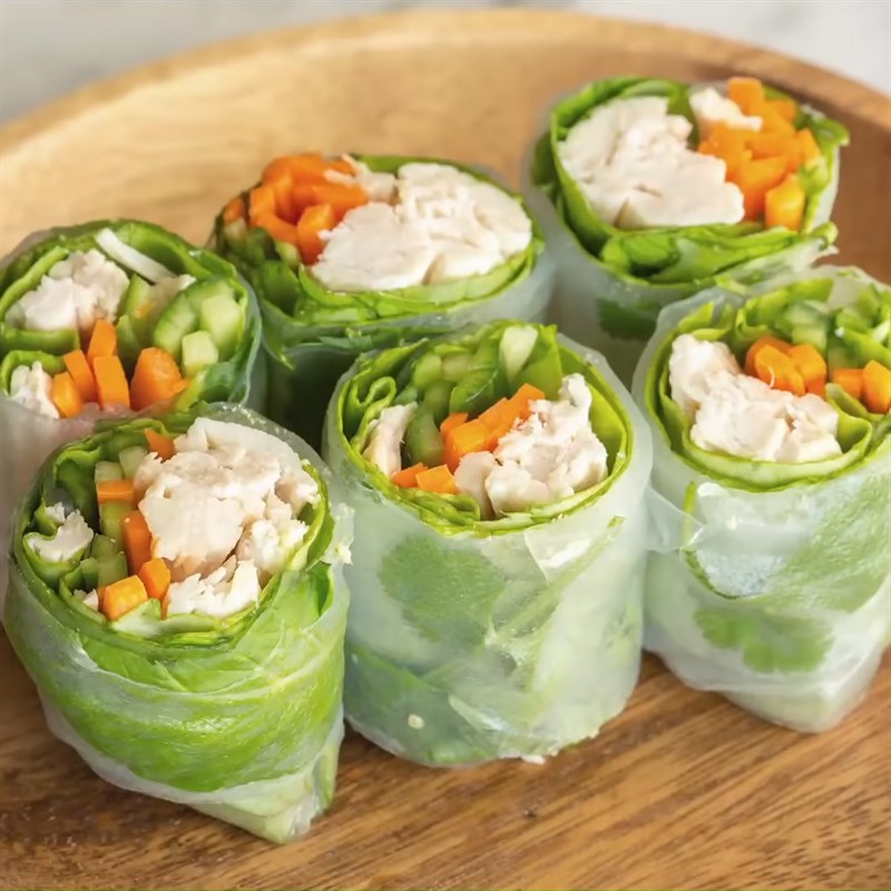 Bước 7 Thành phẩm Gỏi cuốn thịt gà đơn giản