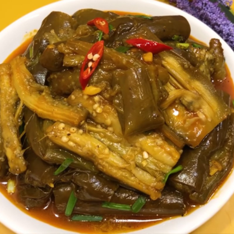 Bước 4 Thành phẩm Cà tím xào nước tương