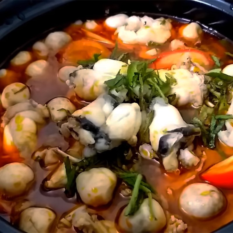 Bước 5 Thành phẩm Lẩu ếch sa tế