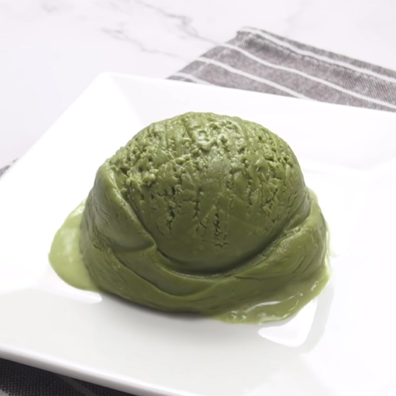 Bước 3 Thành phẩm Kem matcha