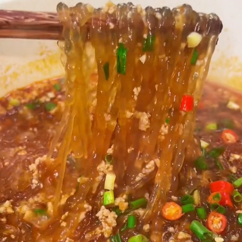 Bước 3 Thành phẩm Miến xào thịt băm (Công thức được chia sẻ từ Tiktok Cách Nấu Ngon cùng Cách Nấu Ngon)