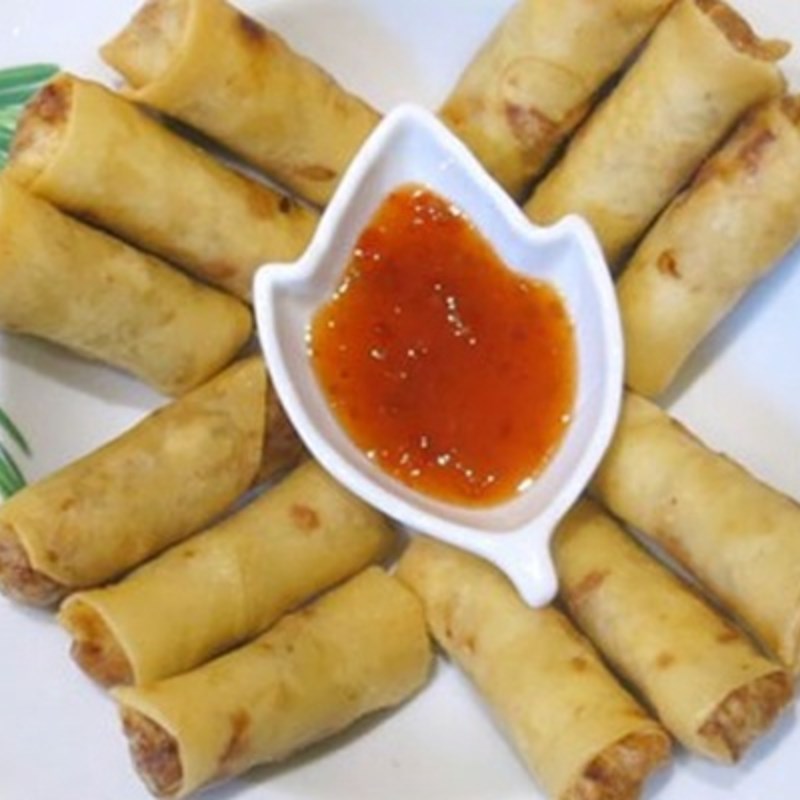 Bước 5 Thành phẩm Chả giò tôm thịt khoai môn