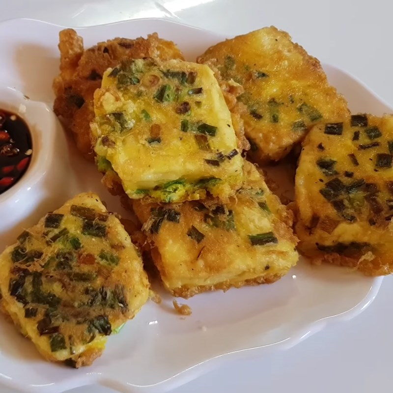 Bước 4 Thành phẩm Đậu hũ chiên trứng