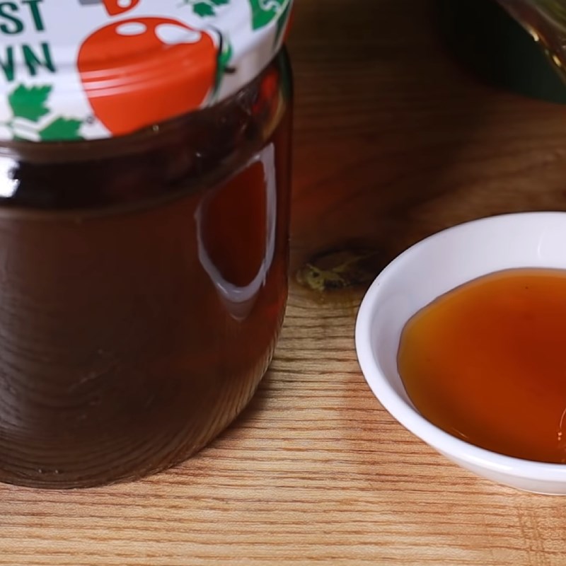 Bước 4 Thành phẩm Nước mắm chay từ dứa và nước Soda