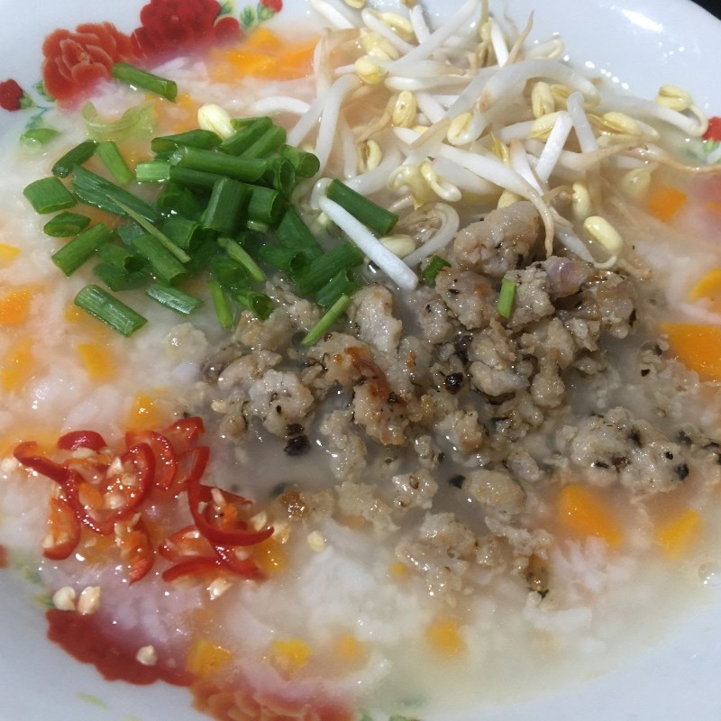 Bước 4 Thành phẩm Cháo thịt băm cà rốt
