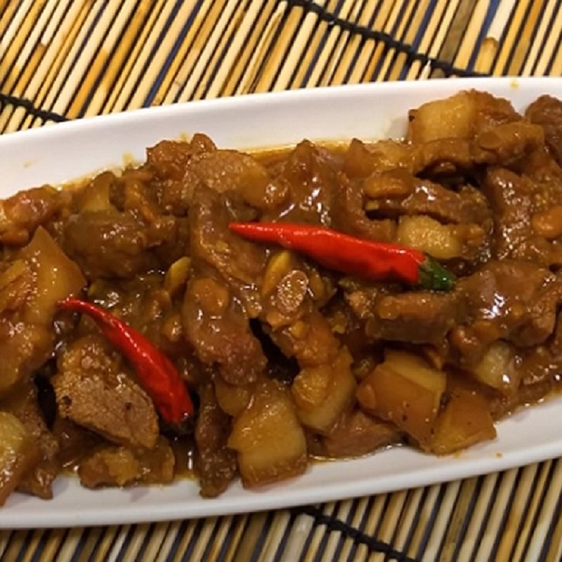 Bước 4 Thành phẩm thịt kho tương hột