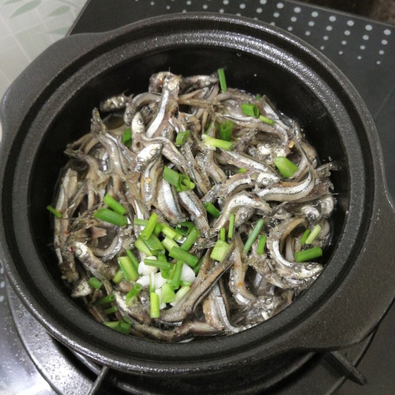 Bước 4 Thành phẩm Cá cơm kho tiêu