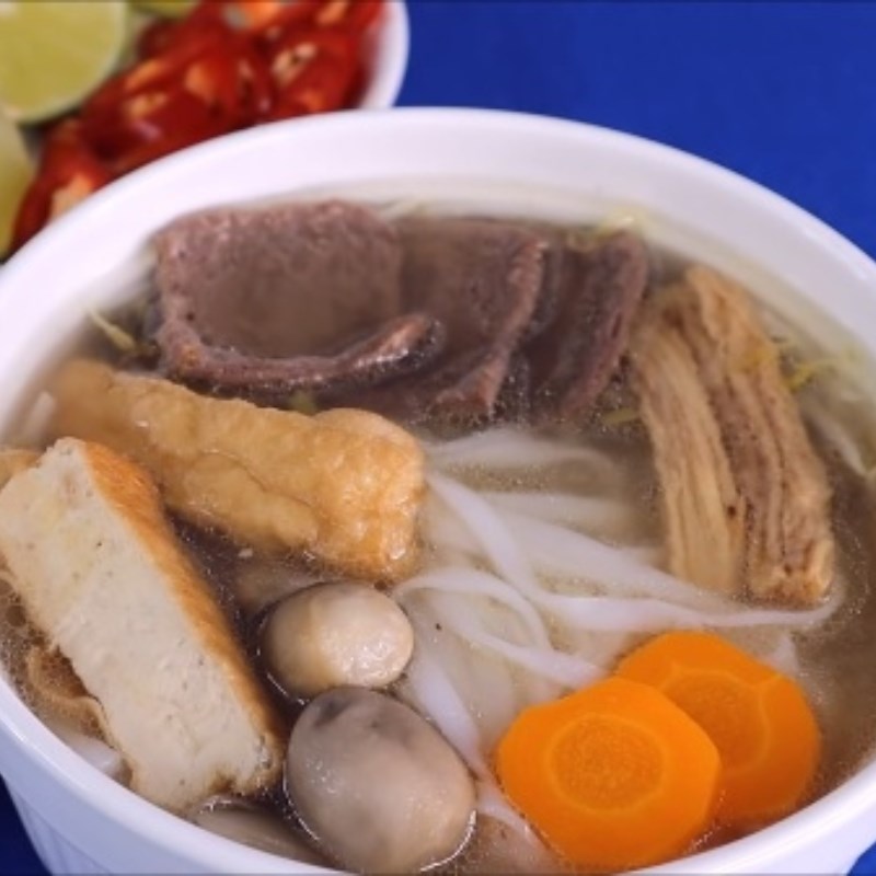 Bước 6 Thành phẩm Phở chay bò lát