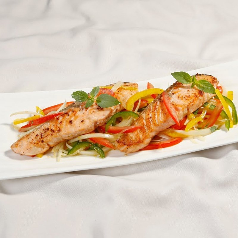 Bước 6 Thành phẩm Salad cá hồi húng quế