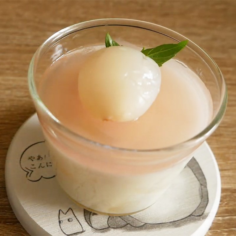 Bước 7 Thành phẩm Panna cotta vải