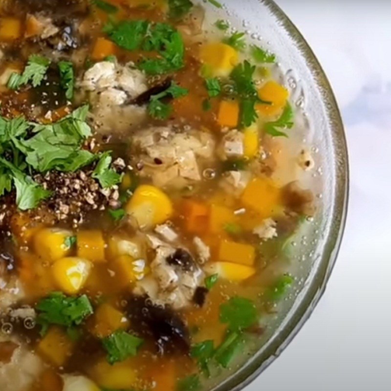 Bước 4 Thành phẩm Súp thịt viên chay