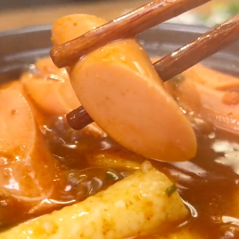 Bước 4 Thành phẩm Tokbokki bằng cơm nguội (Công thức được chia sẻ từ TikTok Cách Nấu Ngon cùng Cách Nấu Ngon)