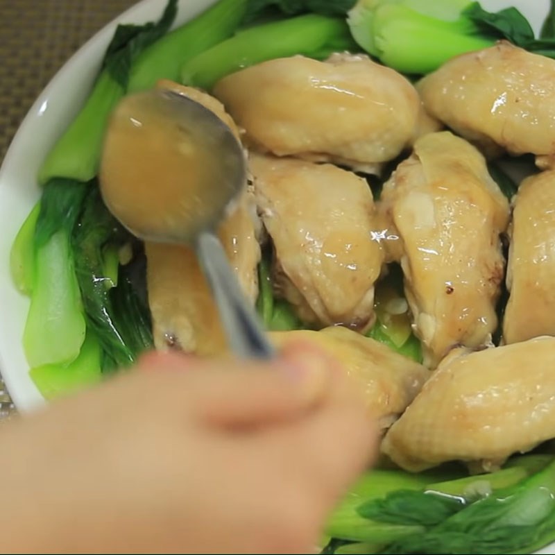 Bước 5 Thành phẩm Gà hấp cải thìa