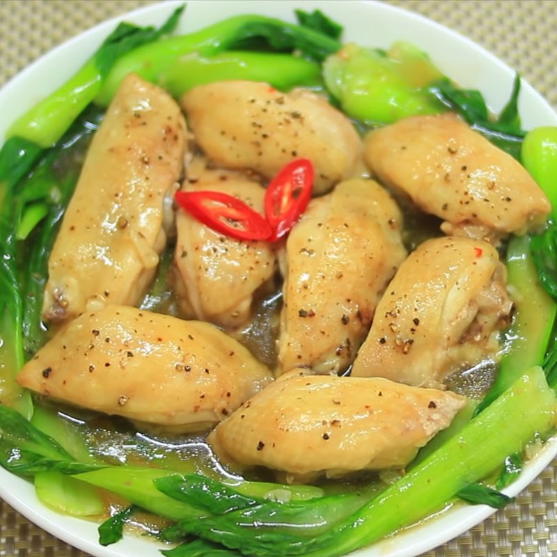 Bước 5 Thành phẩm Gà hấp cải thìa