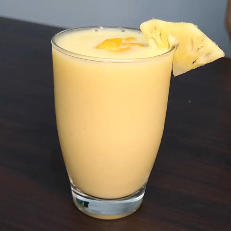 Bước 3 Thành phẩm Sinh tố dứa (thơm) xoài